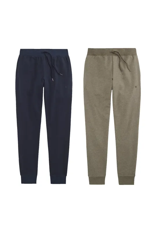 2-Pack ACE Relaxed Sweatpant Total Eclipse / Sage Heather sold by Mack Weldon