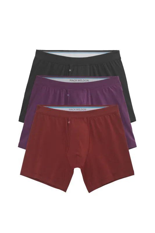 3-Pack SILVER Boxer Briefs Heart and Soul sold by Mack Weldon