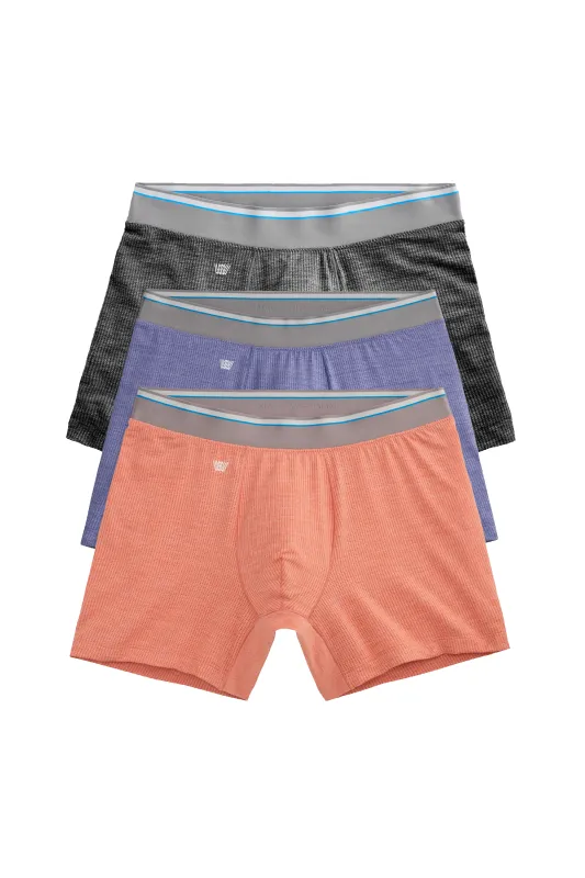 3-Pack AIRKNITˣ Boxer Briefs Fire & Ash sold by Mack Weldon