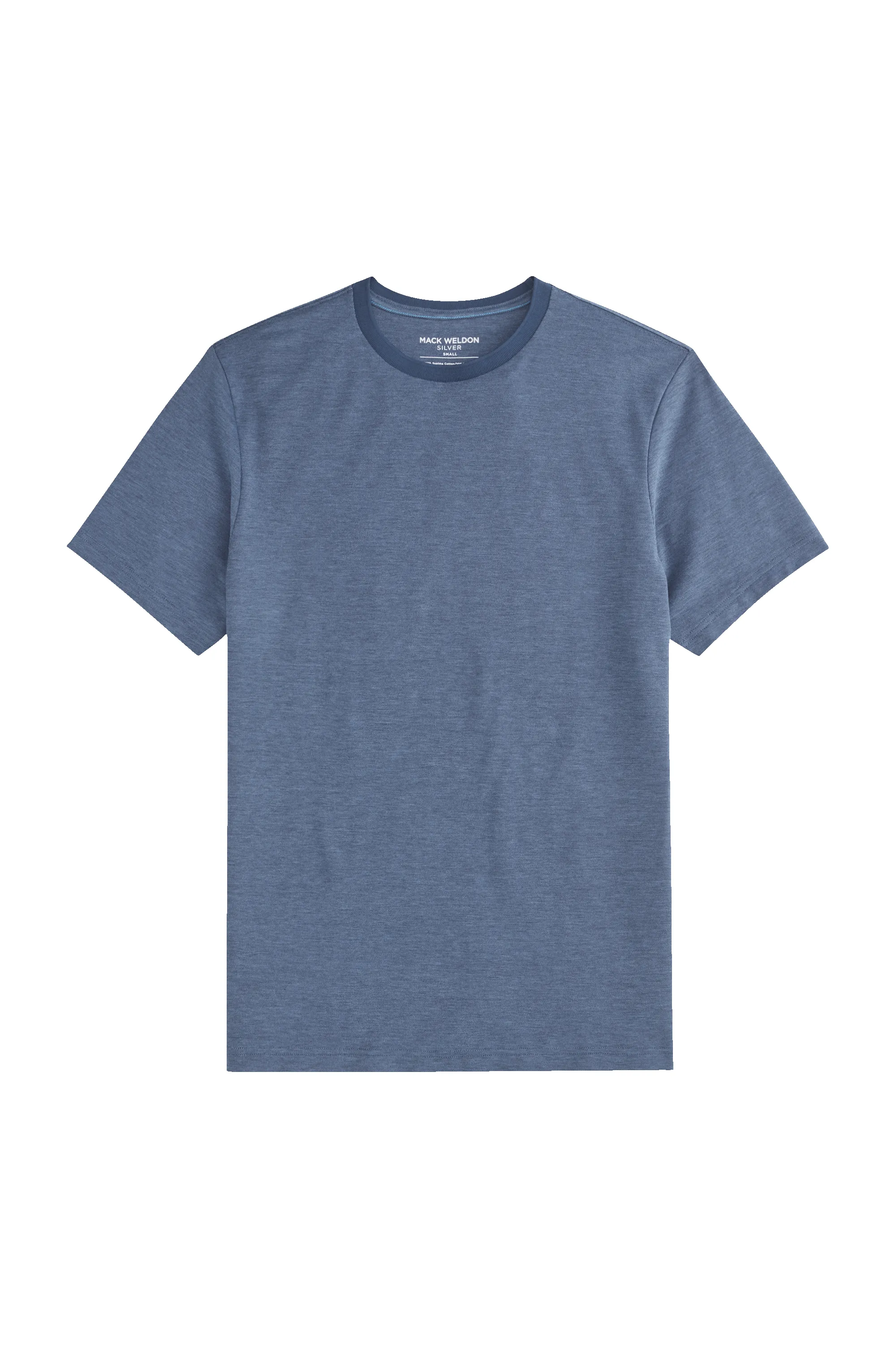 SILVER Pique T-Shirt sold by Mack Weldon product image thumbnail 2