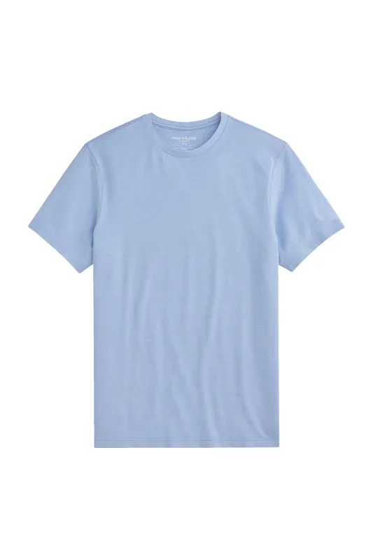 SILVER Pique T-Shirt made by Mack Weldon
