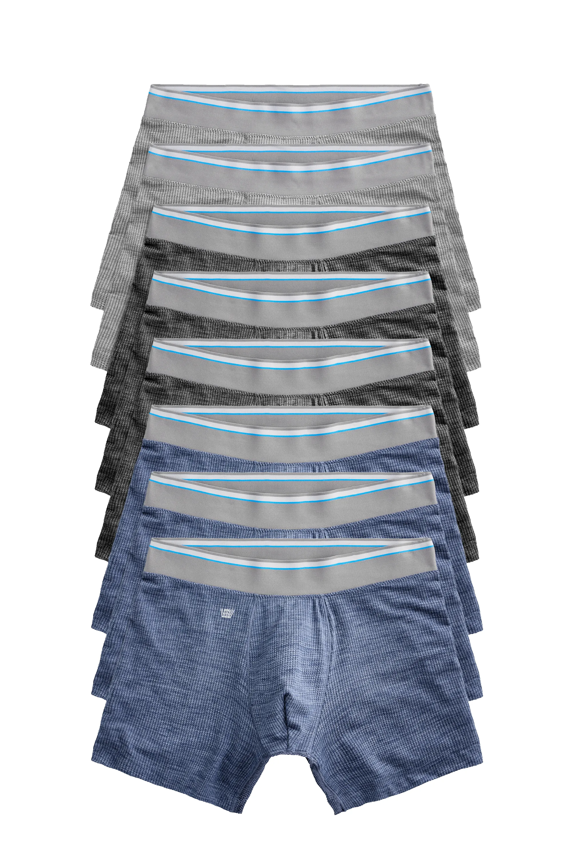9-Pack AIRKNITˣ Boxer Briefs Cool Heathers sold by Mack Weldon