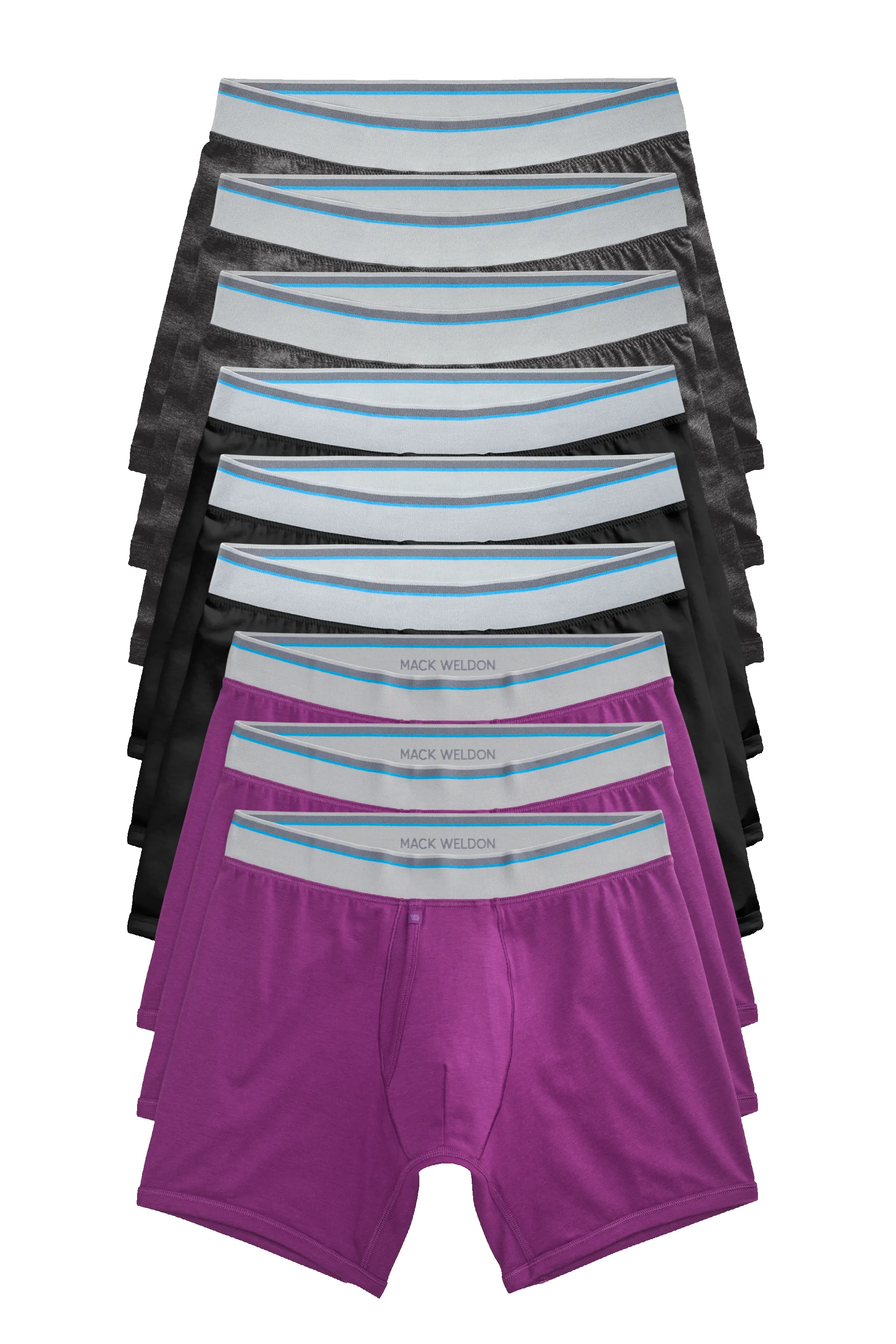 9-Pack 18-Hour Jersey Boxer Briefs Night Garden sold by Mack Weldon