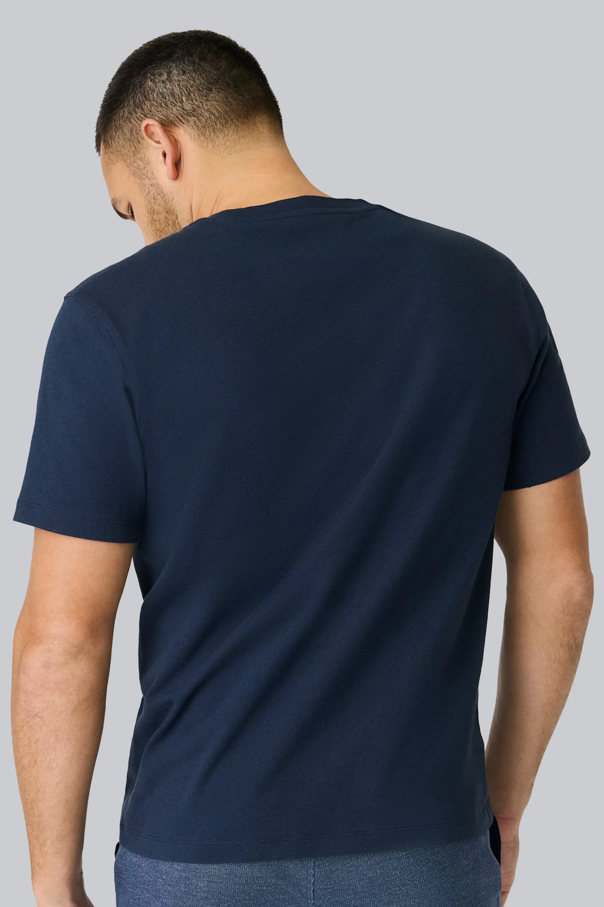 Linen Jersey Crew Neck T-Shirt sold by Mack Weldon product image thumbnail 5
