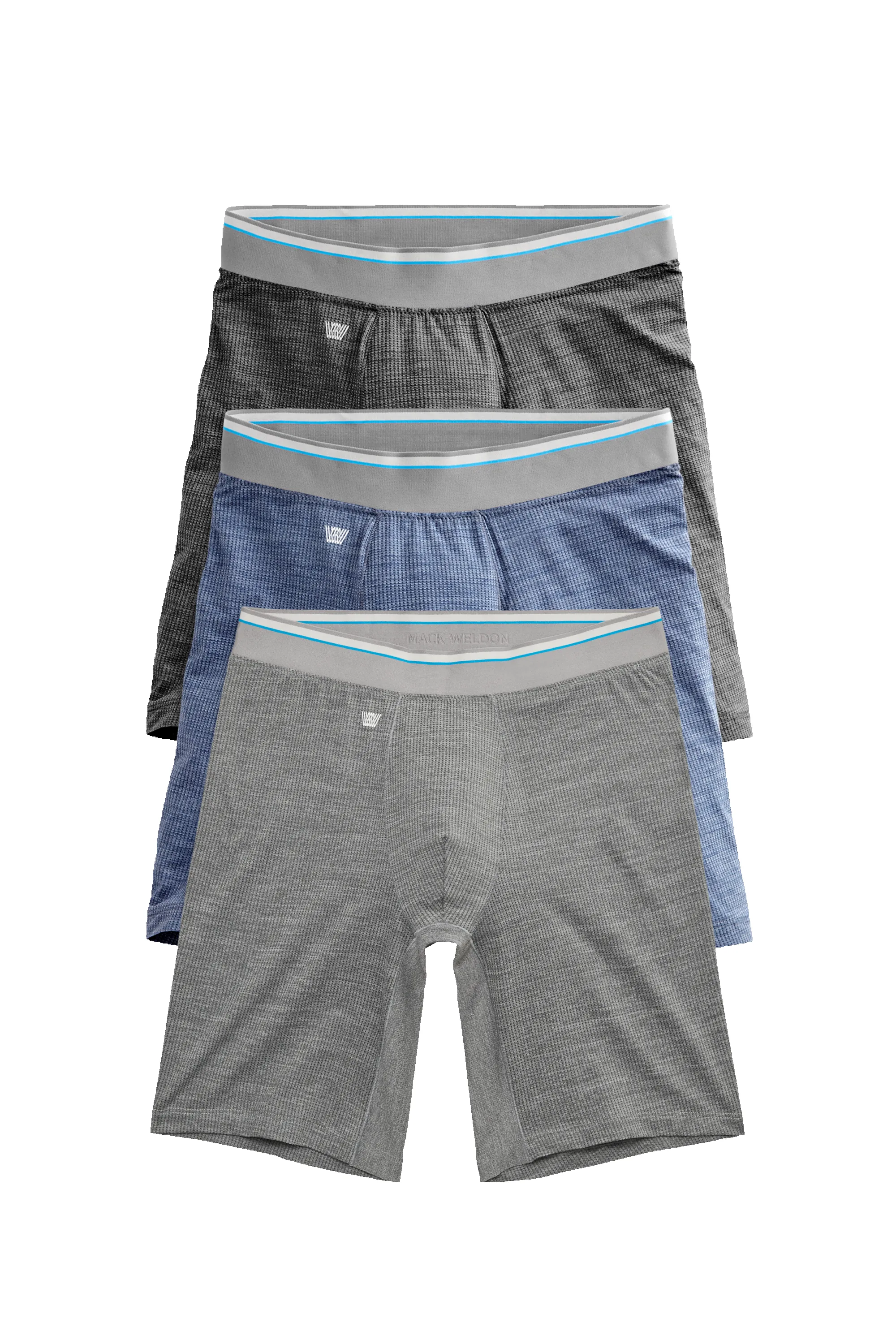 3-Pack AIRKNITˣ 8" Boxer Brief Hall-of-Fame Heathers sold by Mack Weldon