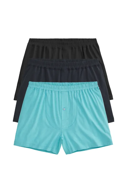3-Pack 18-Hour Jersey Knit Boxers On the Nile made by Mack Weldon