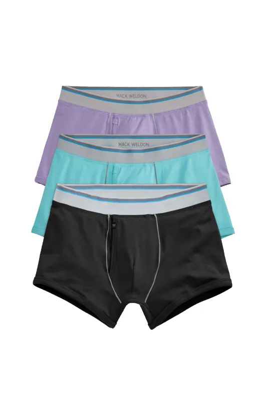 3-Pack 18-Hour Jersey Trunks Nighthawk made by Mack Weldon