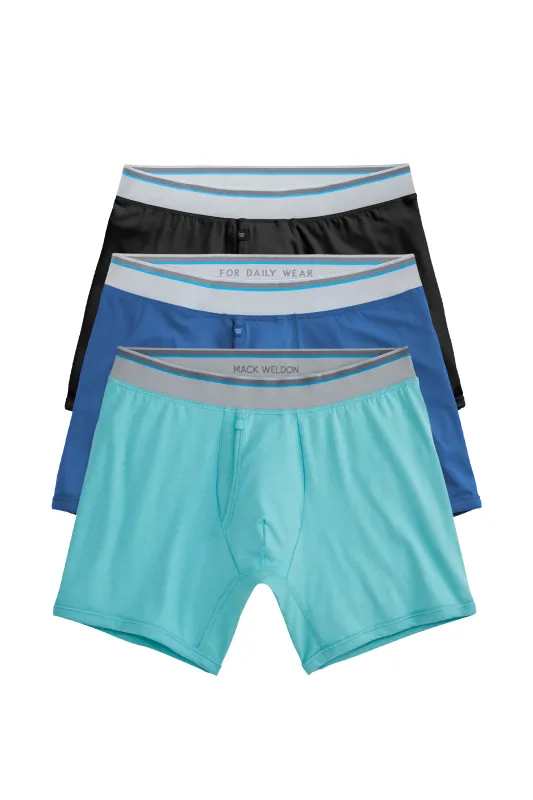 3-Pack 18-Hour Jersey Boxer Briefs Free Swim made by Mack Weldon