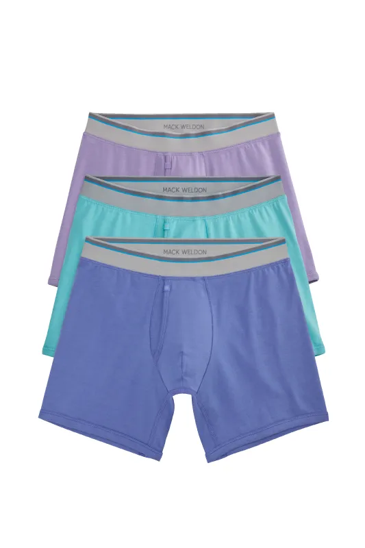 3-Pack 18-Hour Jersey Boxer Briefs Coast to Coast made by Mack Weldon
