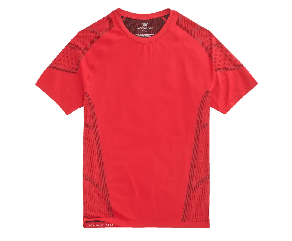 Stealth Crew Neck T-Shirt Arcade Red sold by Mack Weldon