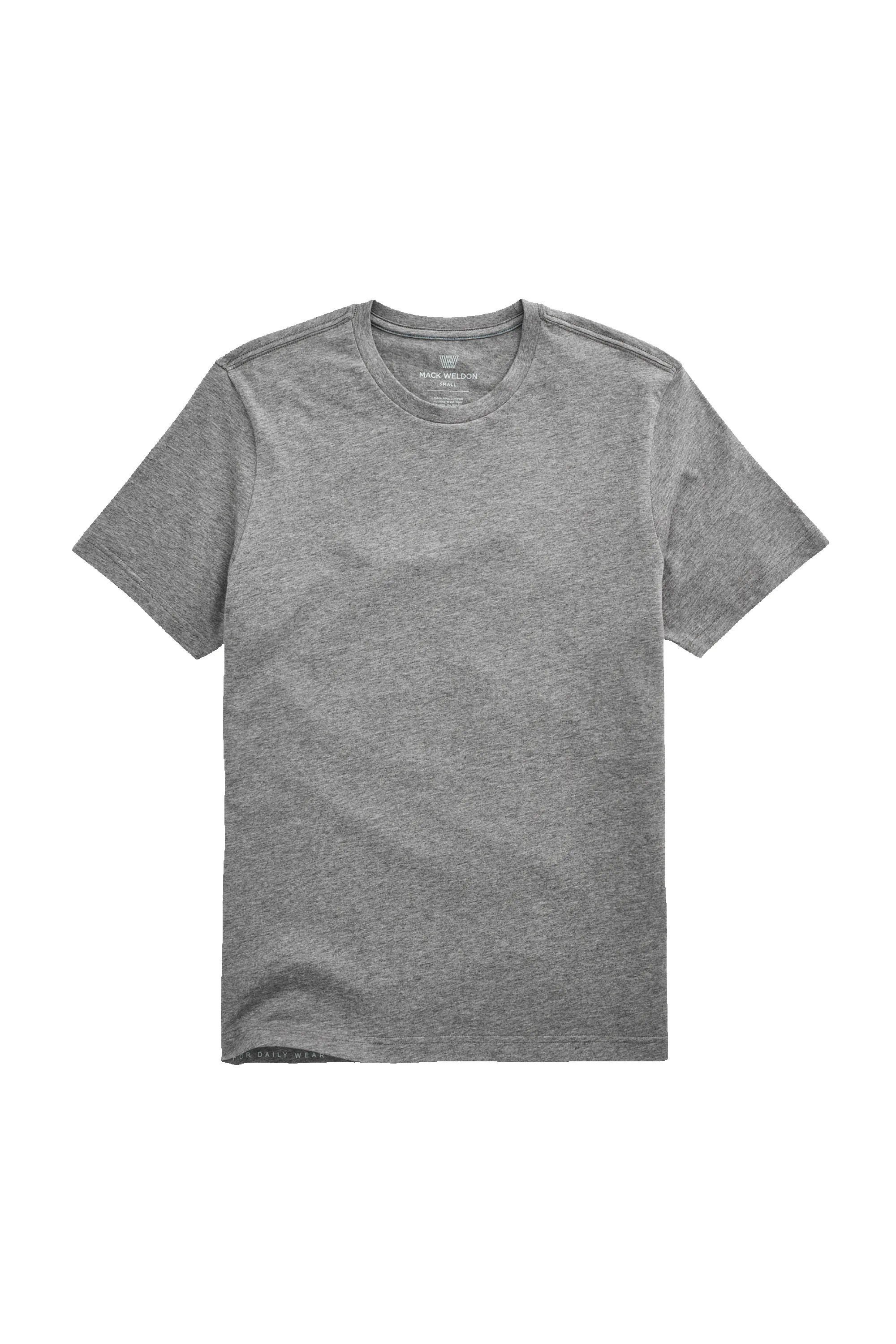 Pima Crew Neck T-Shirt Medium Grey Heather sold by Mack Weldon