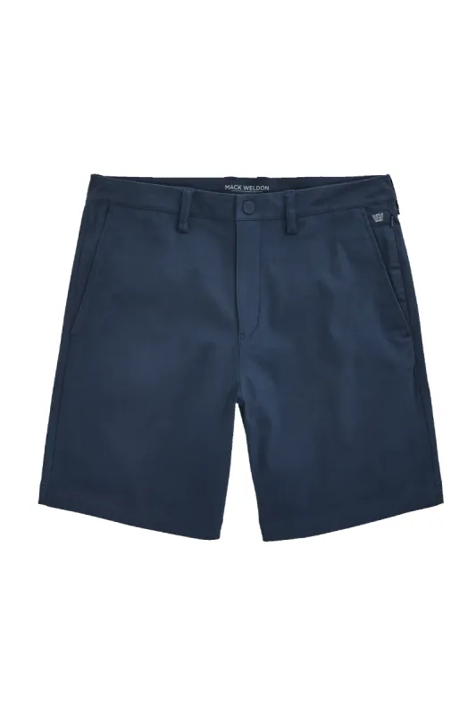 Maverick Tech Chino Short True Navy sold by Mack Weldon