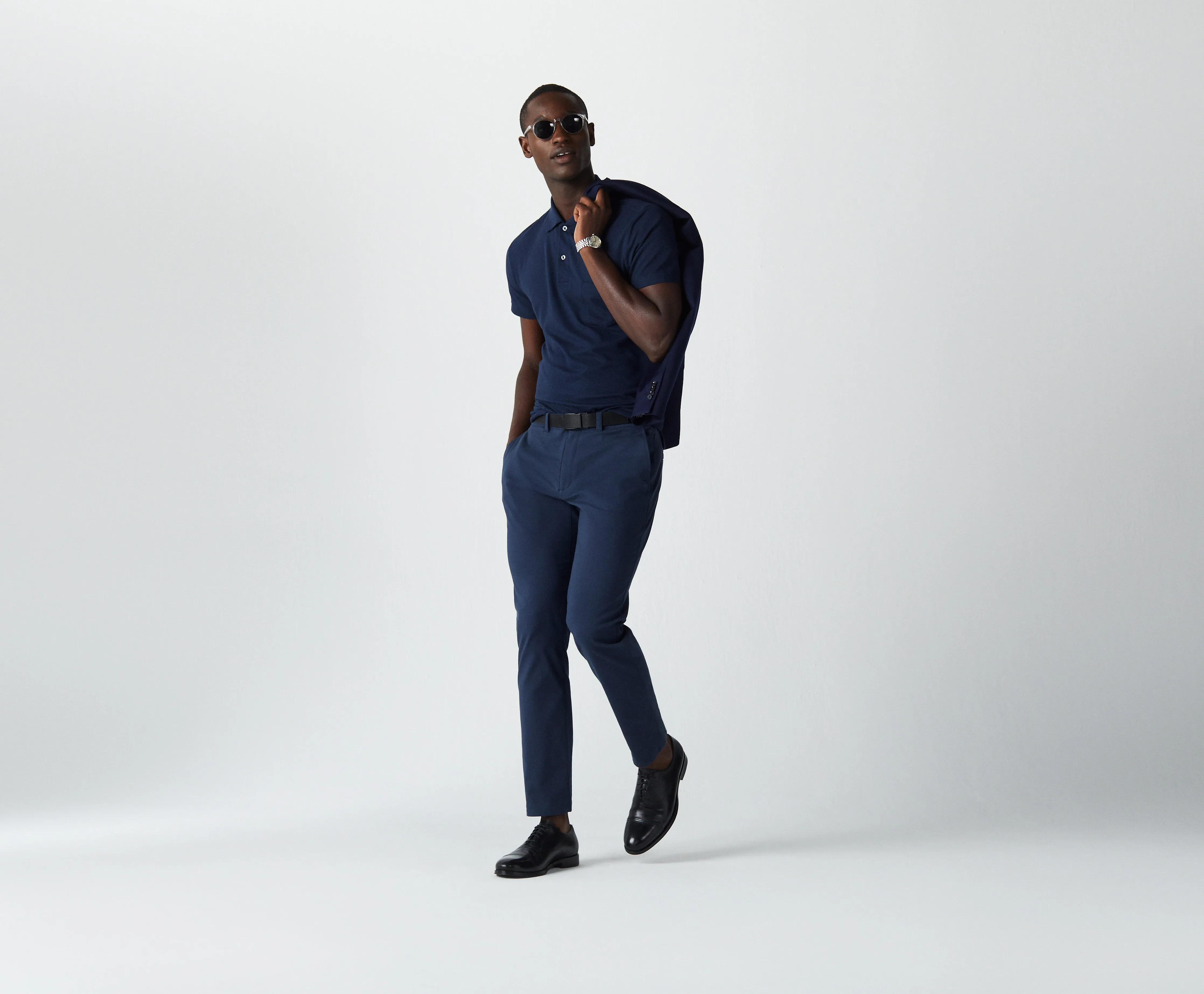 Vesper Polo True Black sold by Mack Weldon product image thumbnail 3