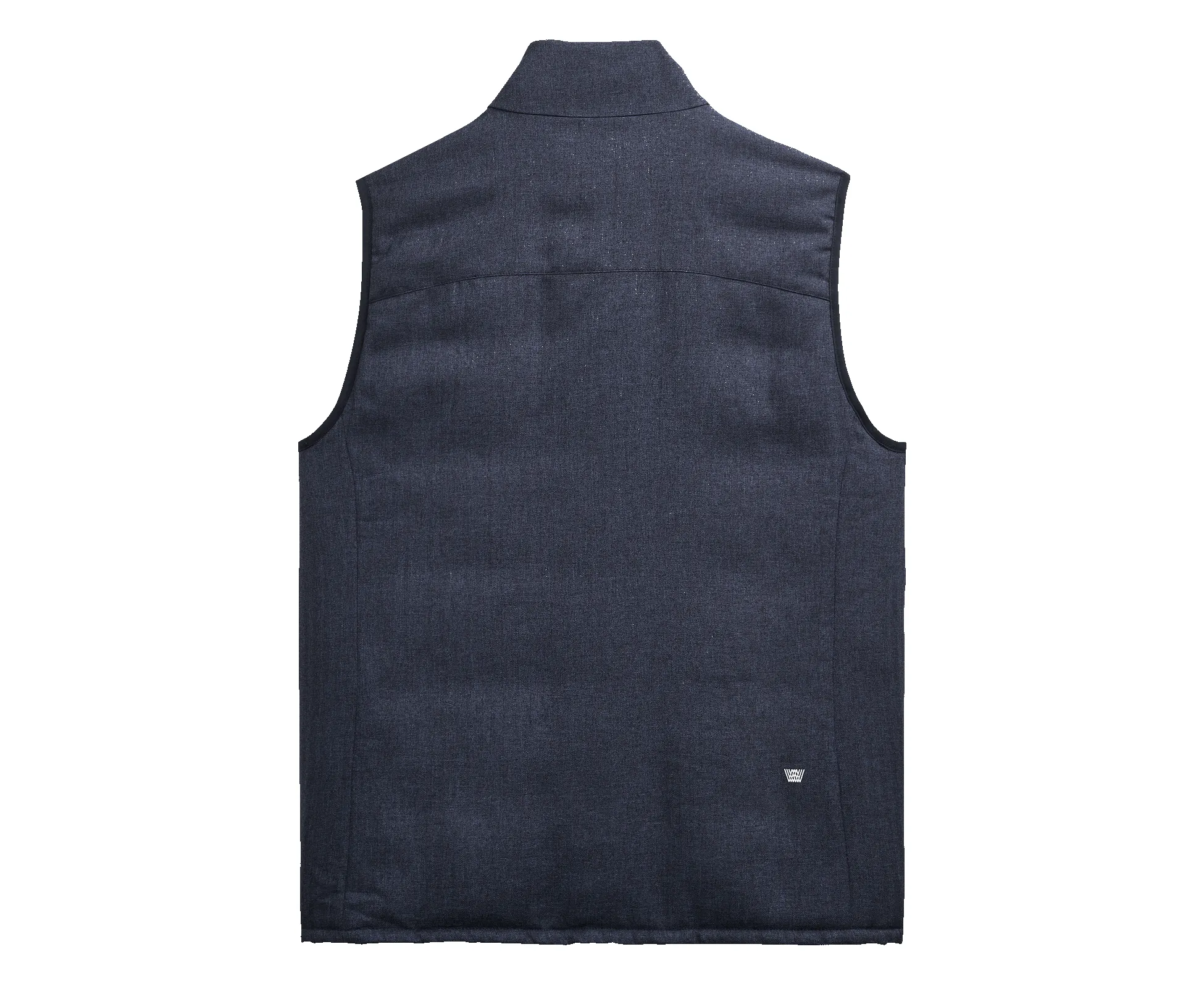 WARMKNIT 2-Way Puffer Vest Total Eclipse Blue / True Black sold by Mack Weldon product image thumbnail 2