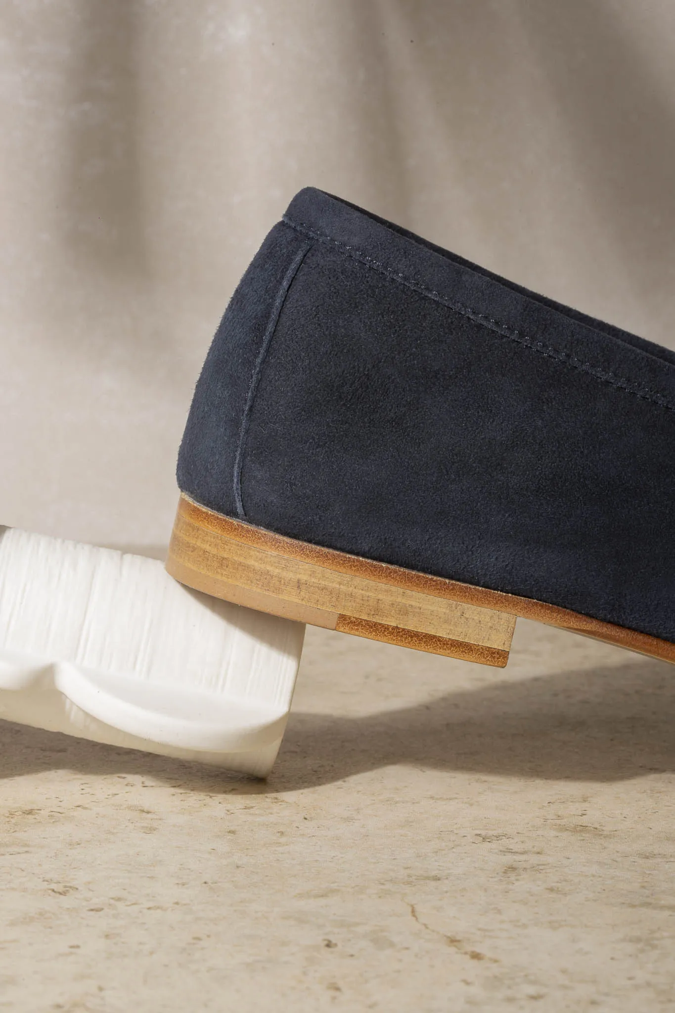 Blue soft penny loafers - Made In Italy sold by Pini Parma product image thumbnail 5