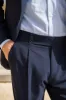 Blue seersucker suit in Loro Piana fabric - Made in Italy sold by Pini Parma