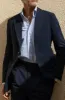 Blue seersucker suit in Loro Piana fabric - Made in Italy sold by Pini Parma
