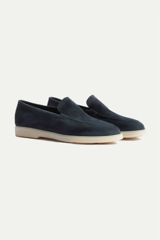 Blue loafers - Made In Italy sold by Pini Parma
