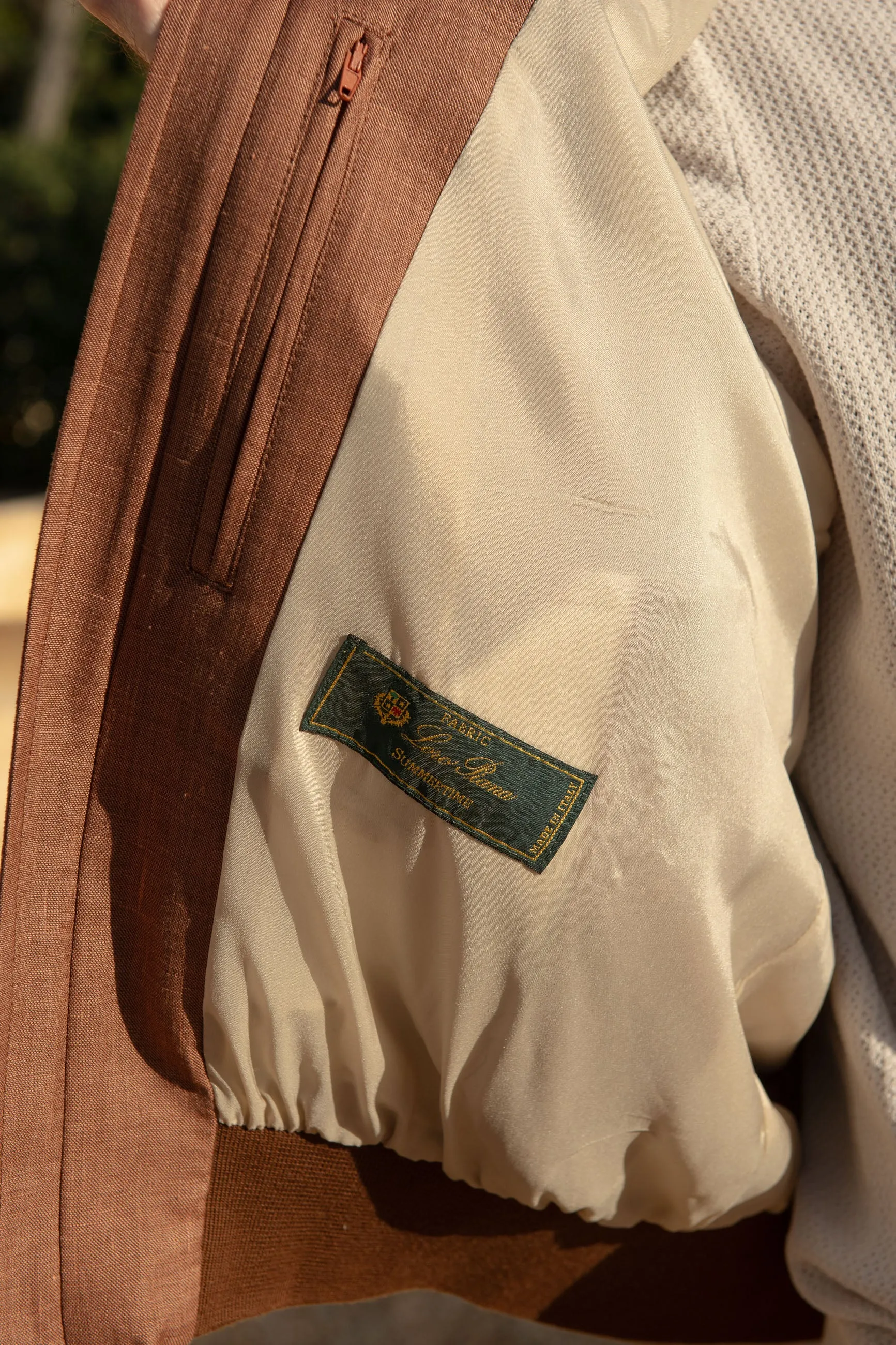 Rusty short jacket – Made in Italy sold by Pini Parma product image thumbnail 4