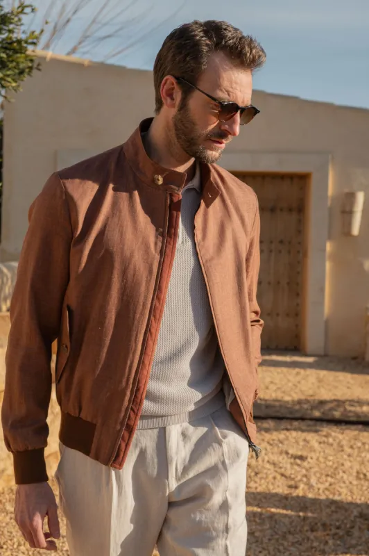 Rusty short jacket – Made in Italy sold by Pini Parma