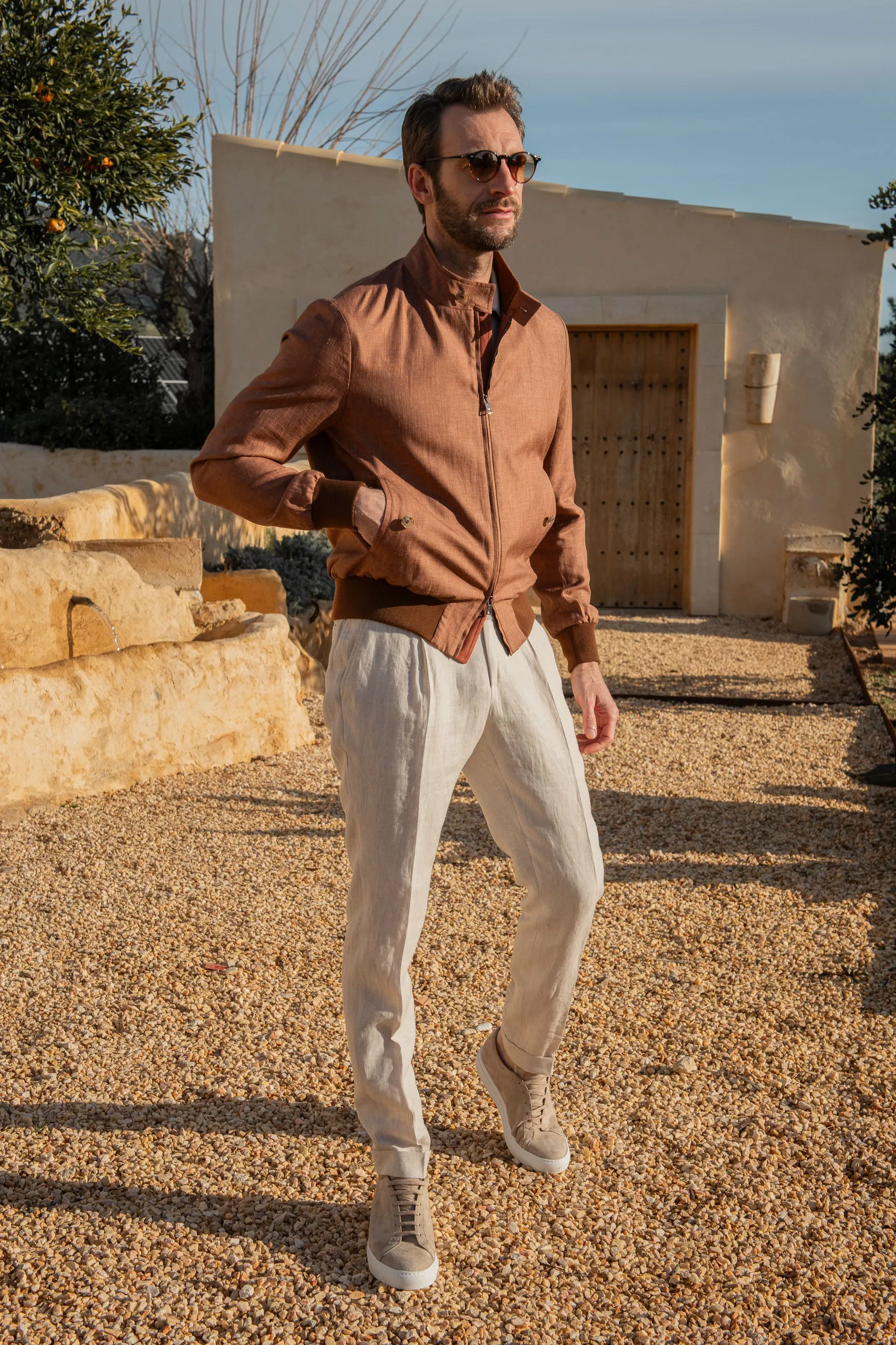 Rusty short jacket – Made in Italy sold by Pini Parma product image thumbnail 3