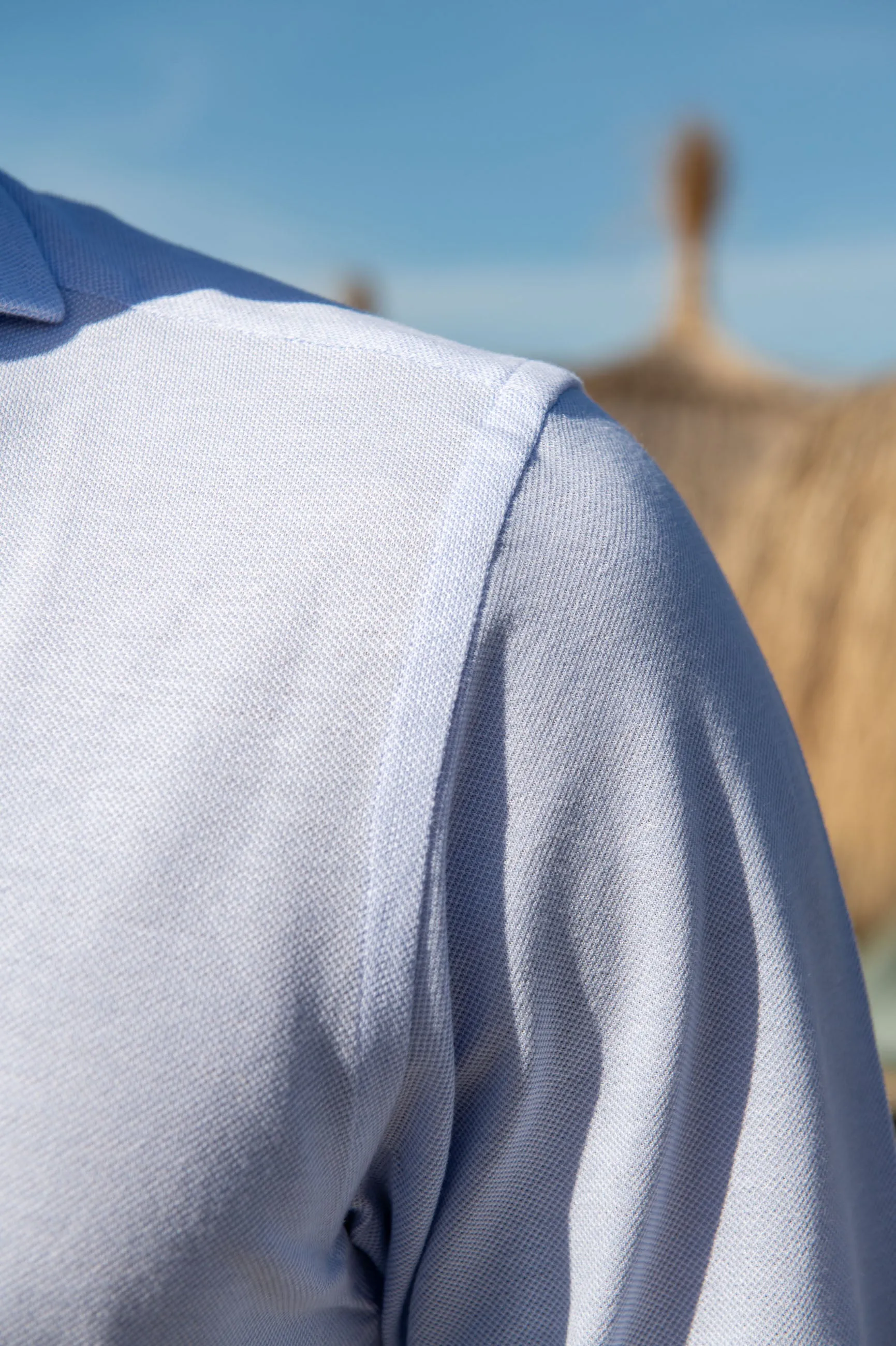 Light blue jersey shirt - Made in Italy sold by Pini Parma product image thumbnail 4