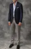 Blue Full Canvas Blazer - Made in Italy sold by Pini Parma