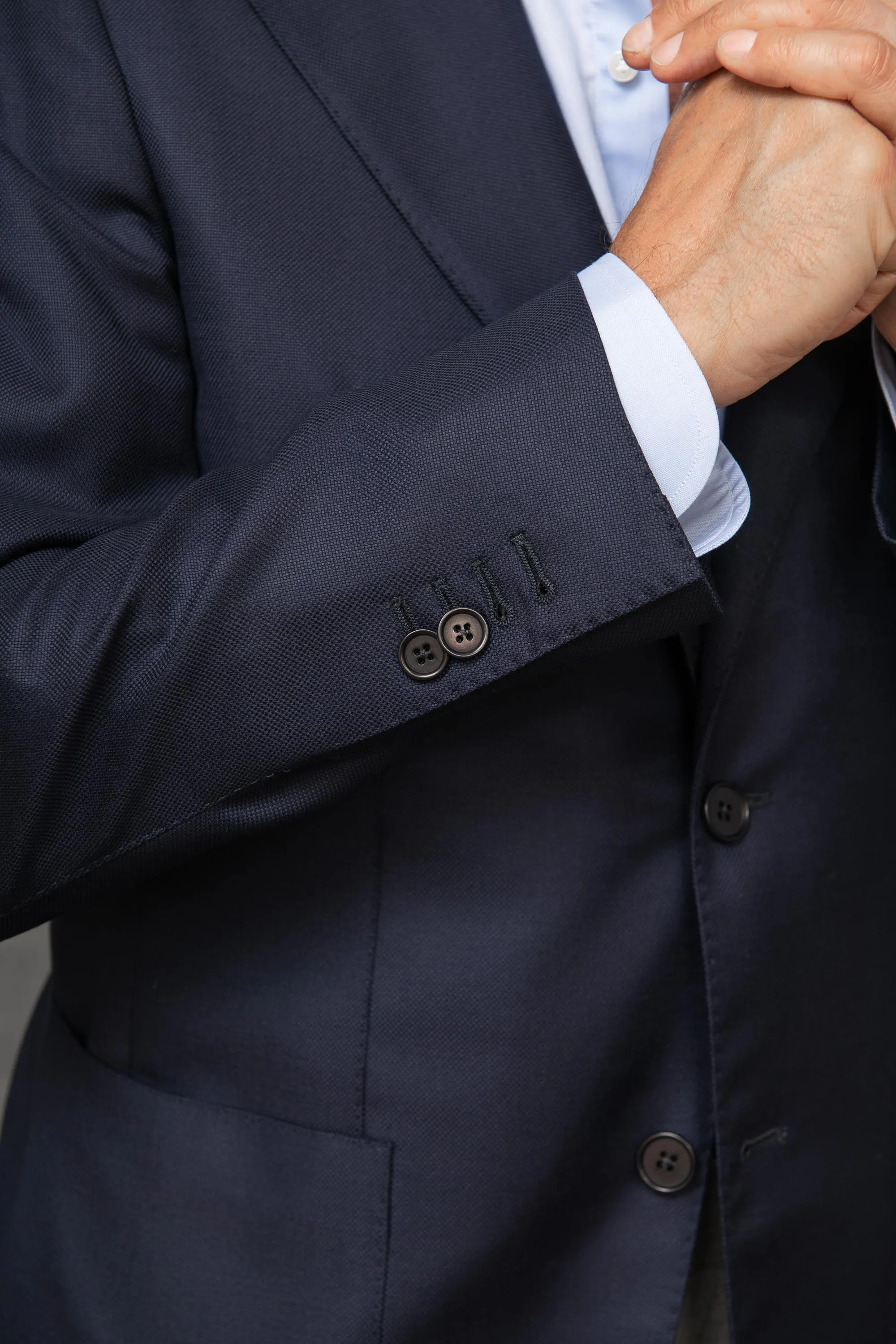 Blue Full Canvas Blazer - Made in Italy sold by Pini Parma product image thumbnail 4