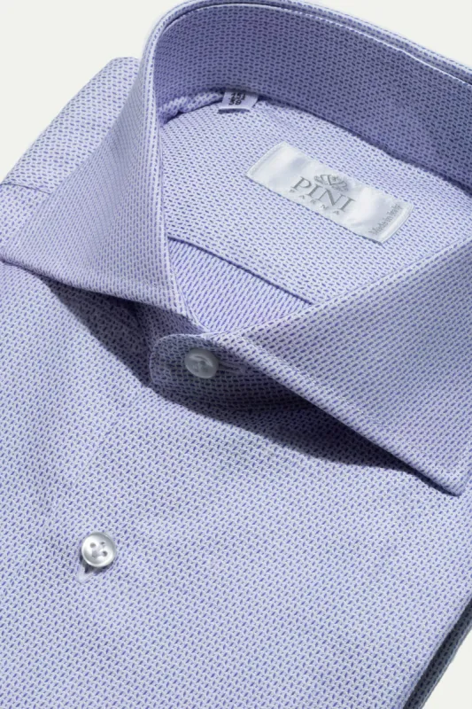 Light blue textured shirt - Made In Italy sold by Pini Parma