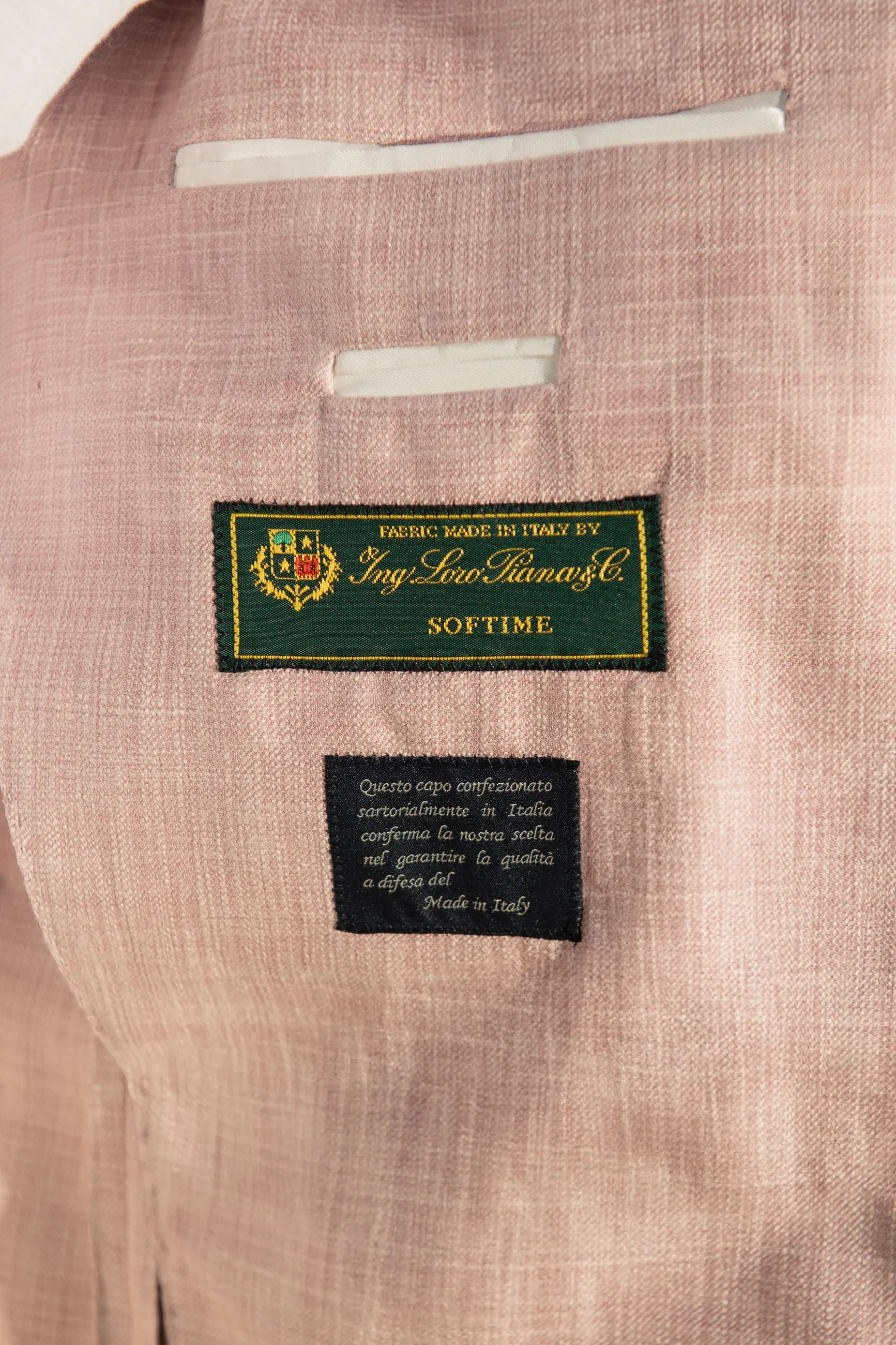 Pink jacket in cotton & silk - Made in Italy sold by Pini Parma product image thumbnail 3