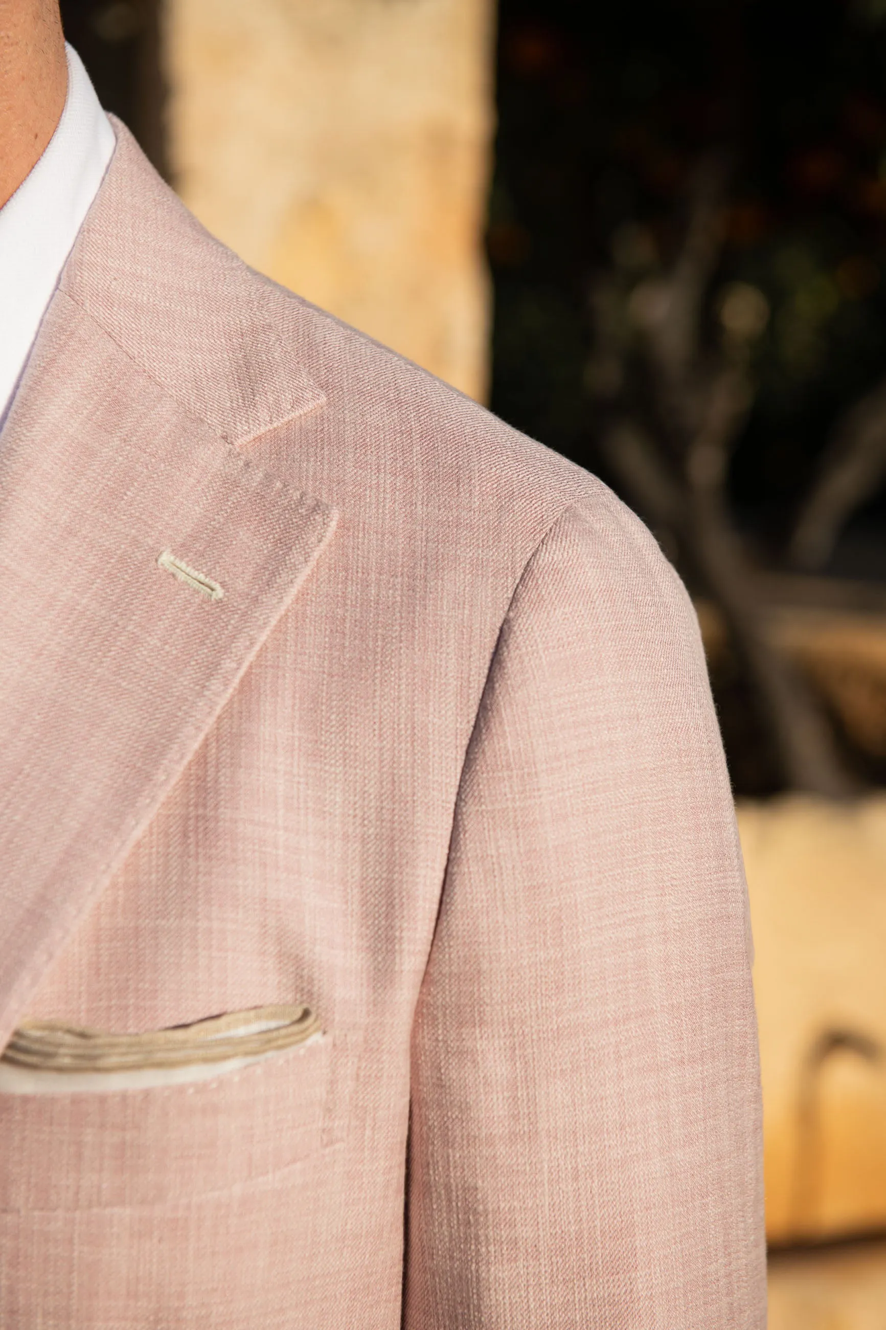 Pink jacket in cotton & silk - Made in Italy sold by Pini Parma product image thumbnail 4