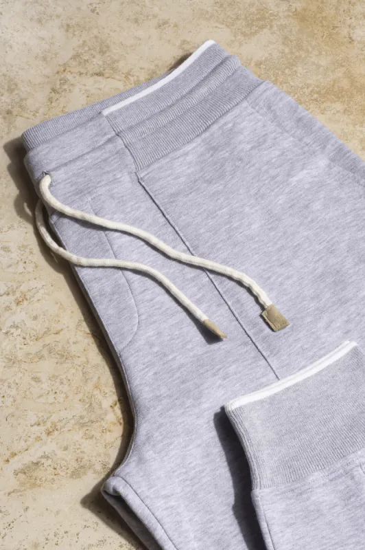Light Grey Leisure Joggers - Made in Italy sold by Pini Parma