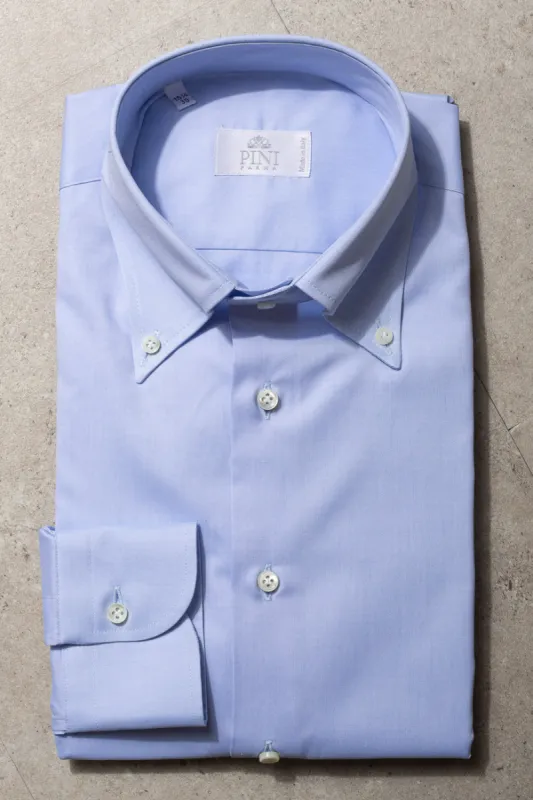 Button down light blue shirt ”Sartoriale collection” - Made In Italy sold by Pini Parma