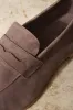 Brown soft penny loafers - Made In Italy sold by Pini Parma