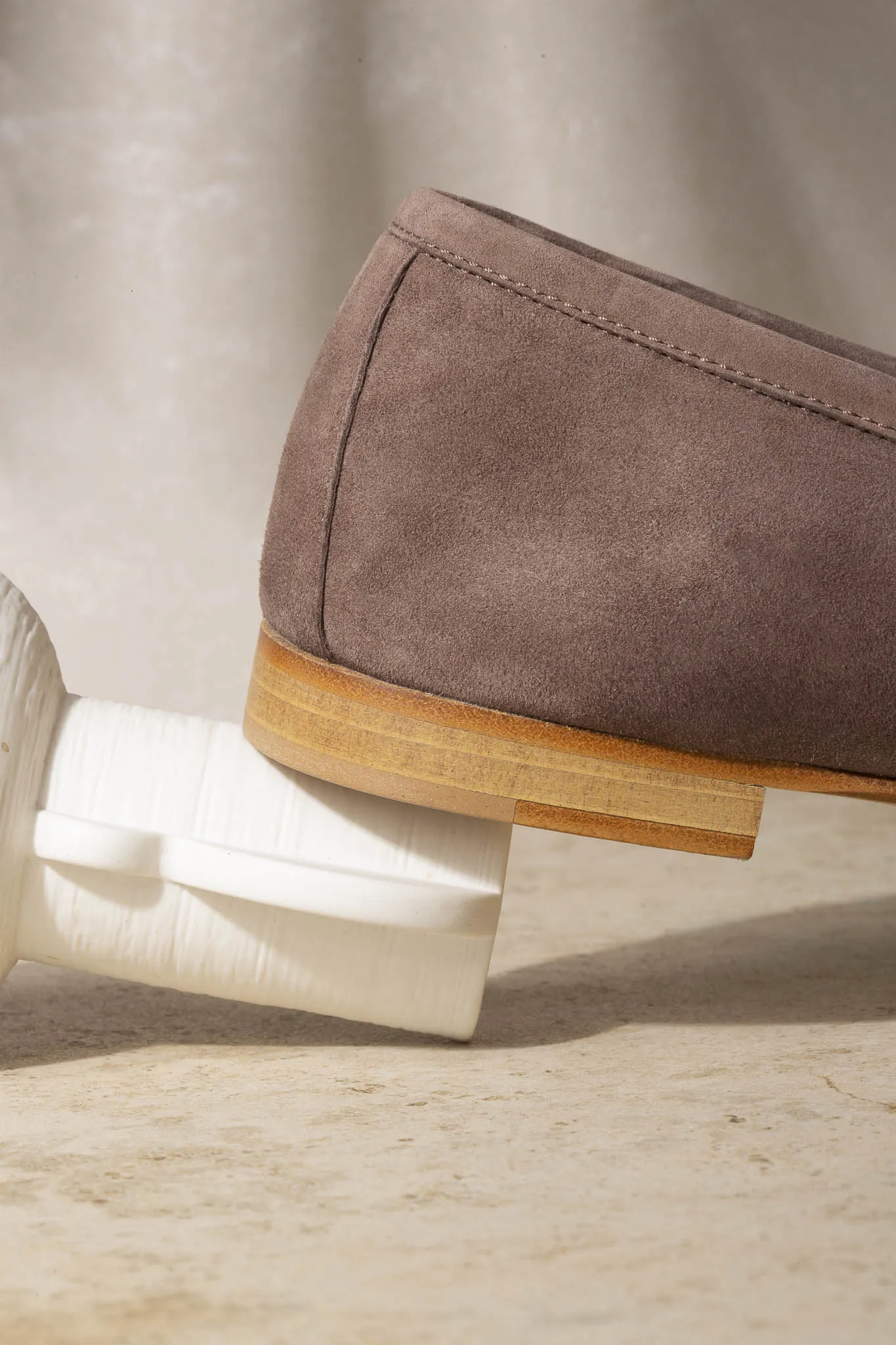 Brown soft penny loafers - Made In Italy sold by Pini Parma product image thumbnail 3