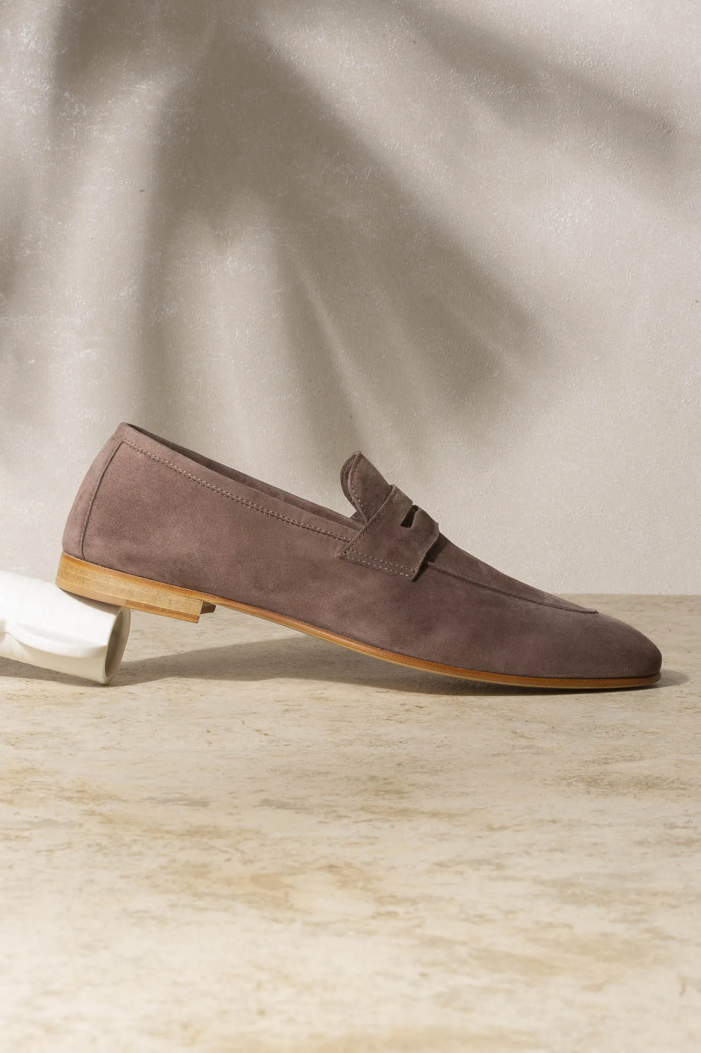 Brown soft penny loafers - Made In Italy sold by Pini Parma product image thumbnail 2