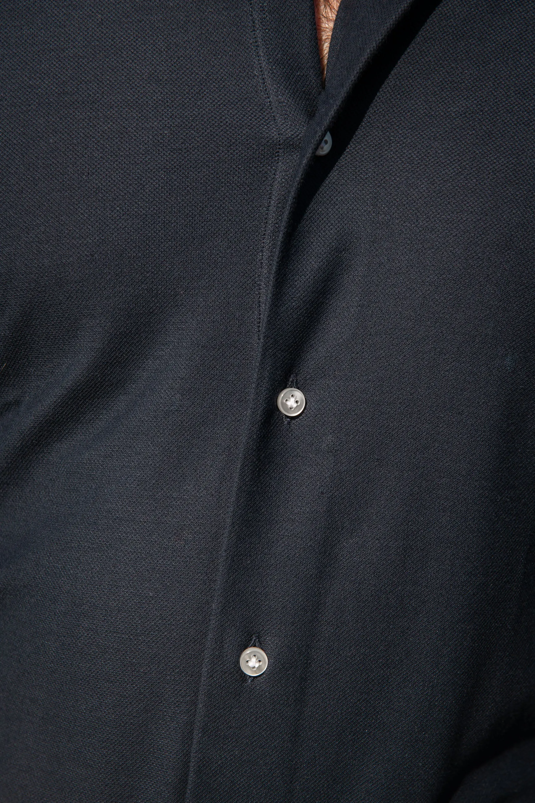 Navy jersey shirt - Made in Italy sold by Pini Parma product image thumbnail 4