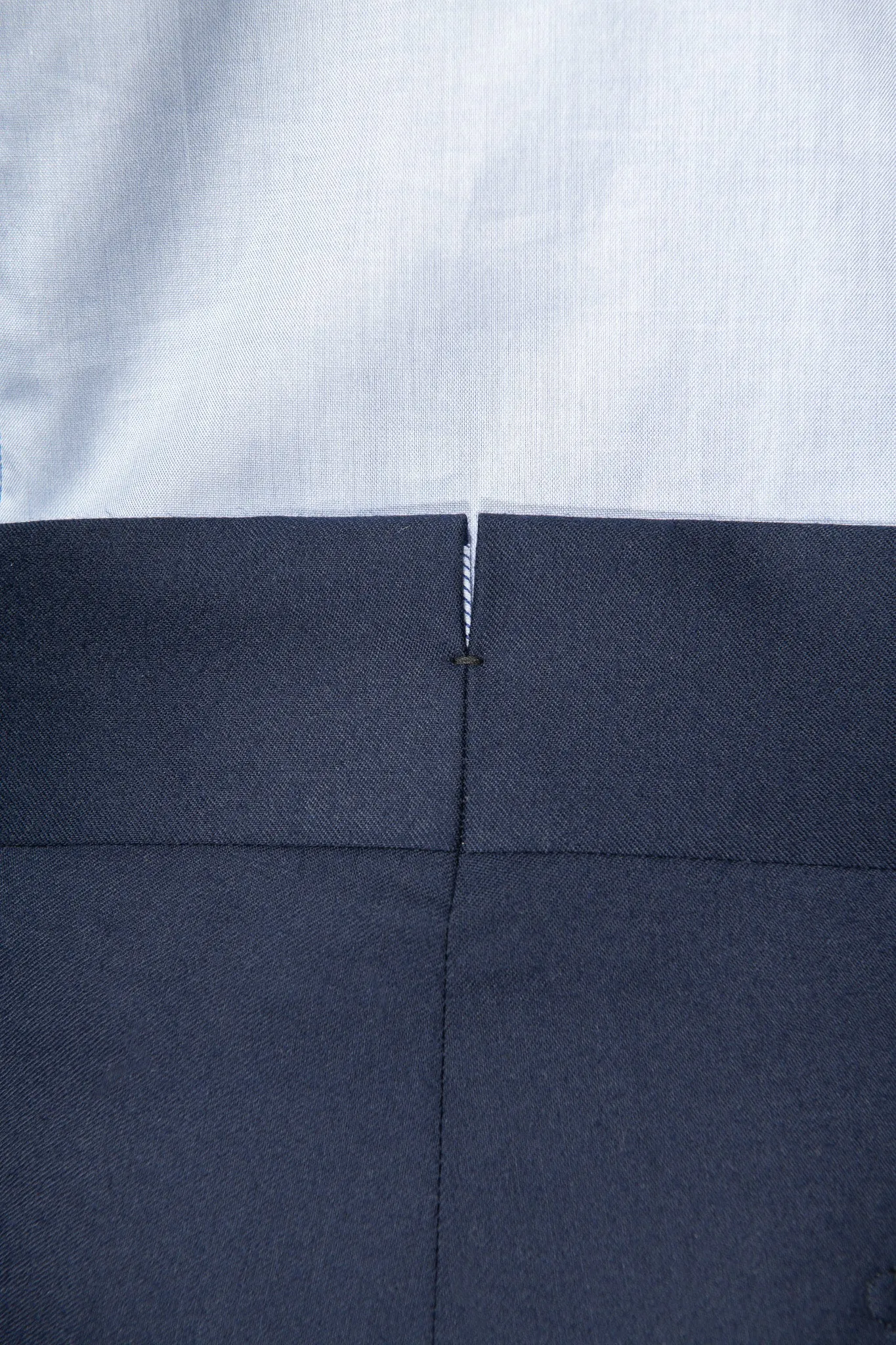 Blue flannel Limited Edition trousers - Made in Italy sold by Pini Parma product image thumbnail 4