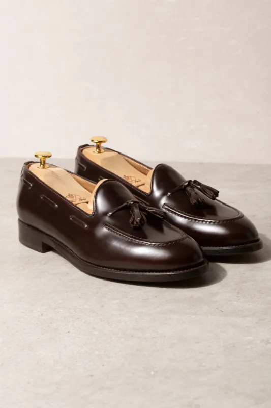 Dark brown tassel loafers - Made In Italy sold by Pini Parma