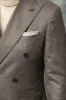 Brown double breasted suit - Made in Italy sold by Pini Parma