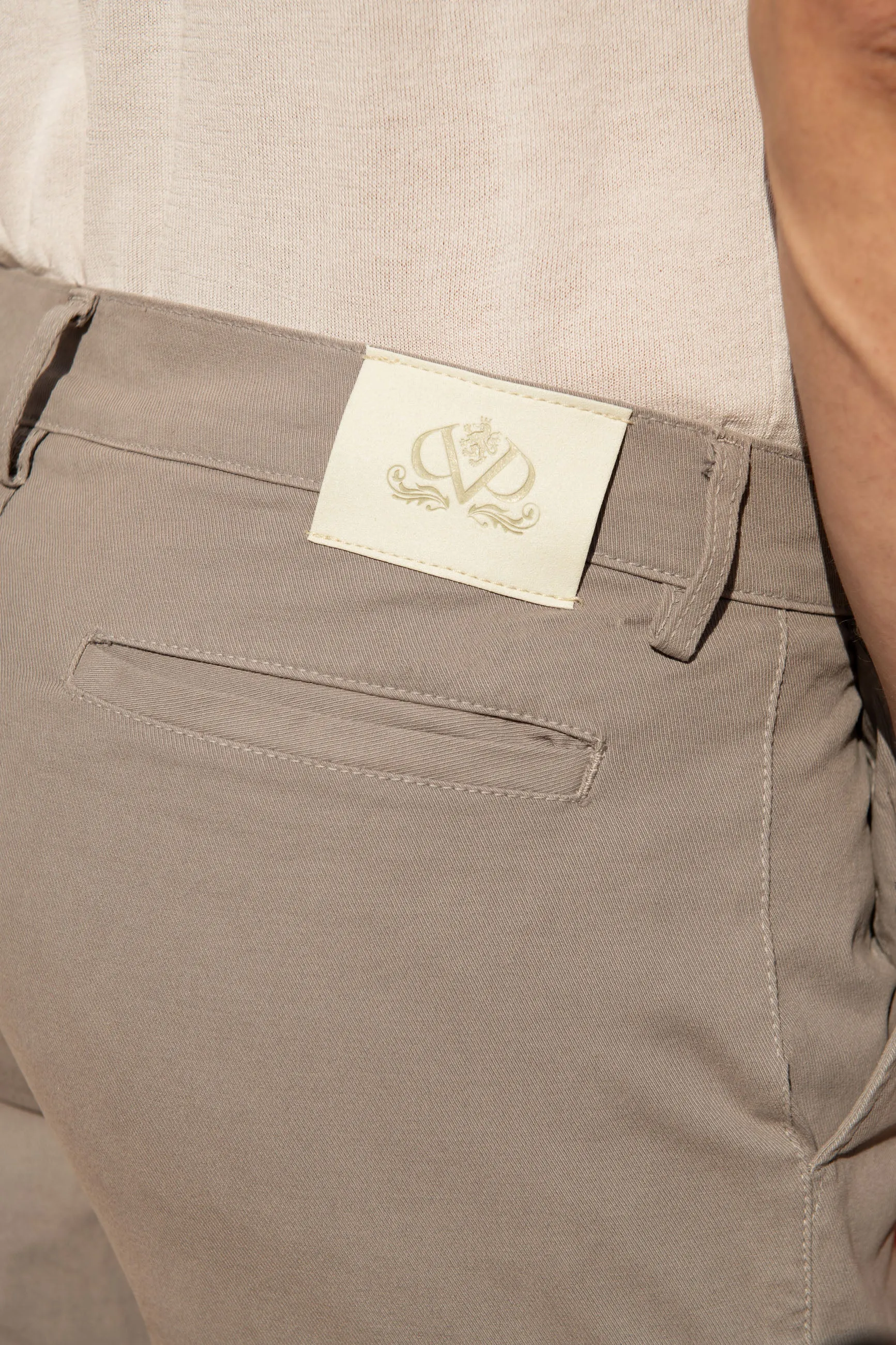 Grey stretch cotton cargo - Made in Italy sold by Pini Parma product image thumbnail 3