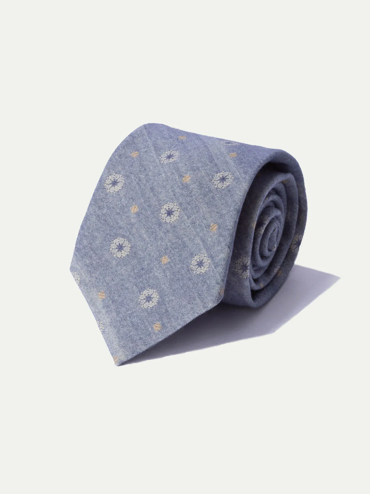 Light blue fancy tie - Made In Italy sold by Pini Parma
