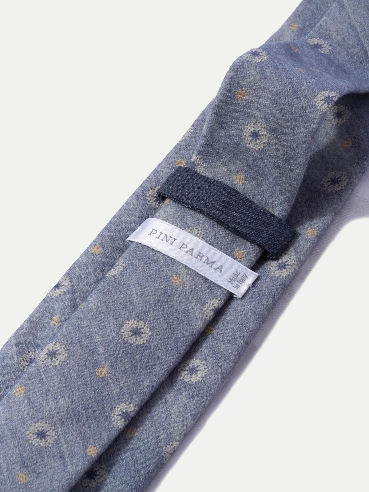 Light blue fancy tie - Made In Italy sold by Pini Parma product image thumbnail 3