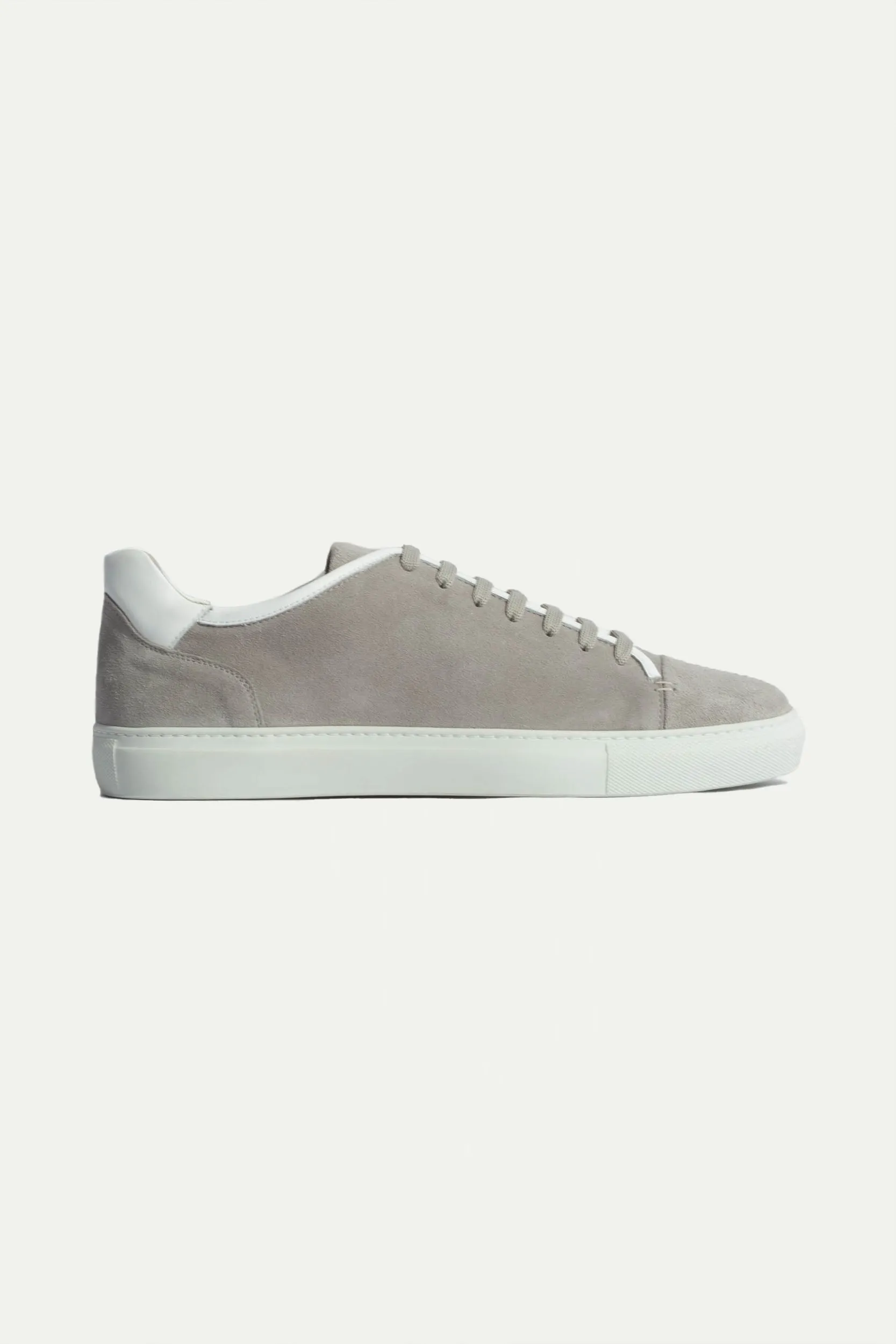 Light grey suede sneakers - Made In Italy sold by Pini Parma product image thumbnail 4