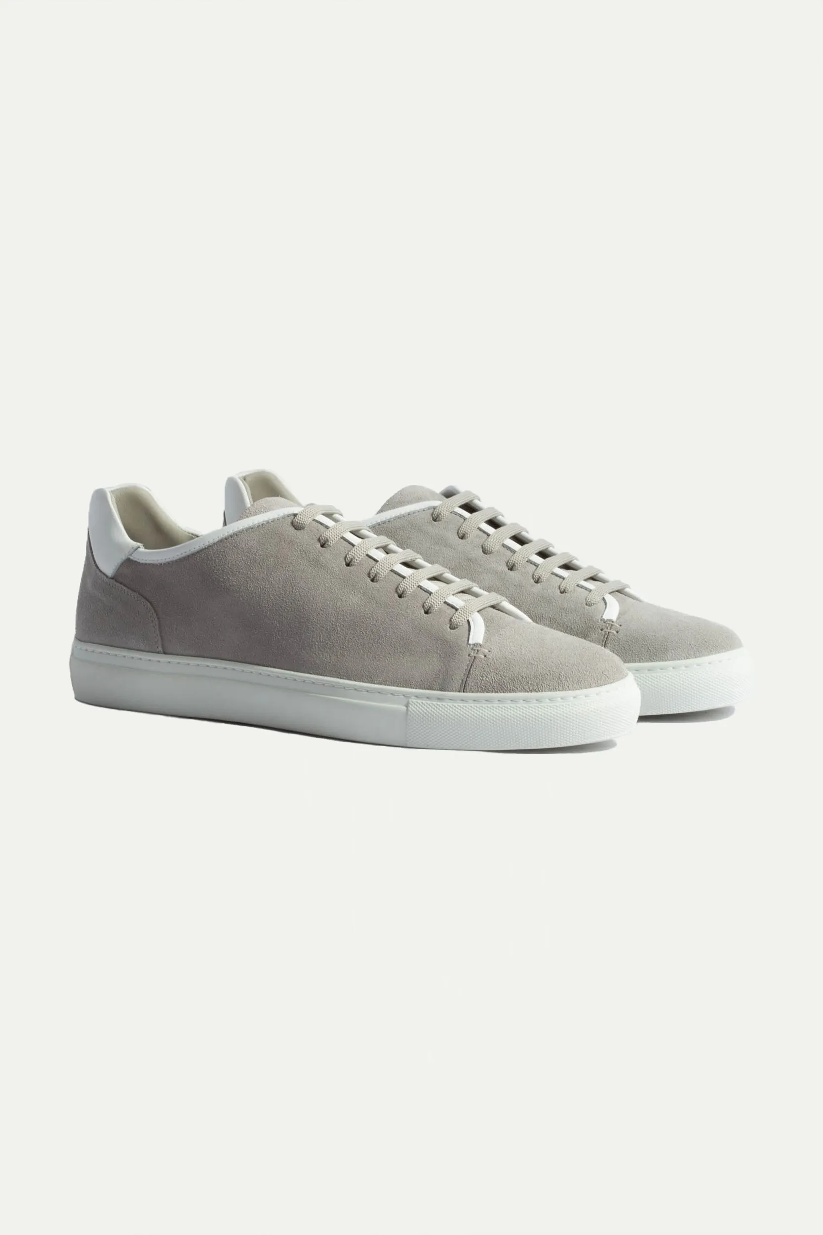 Light grey suede sneakers - Made In Italy sold by Pini Parma