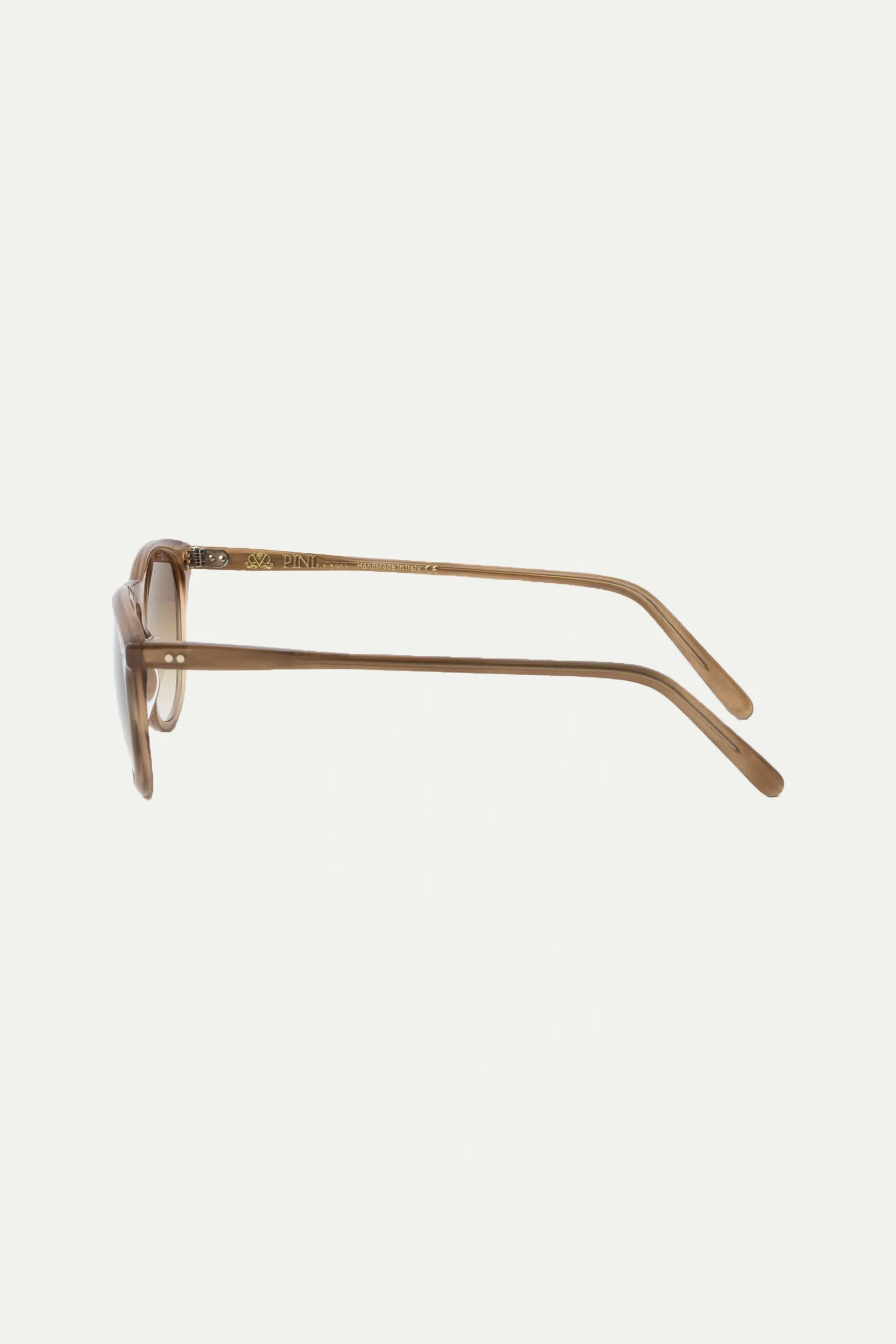 Taupe Capri sunglasses - Made in Italy sold by Pini Parma product image thumbnail 3