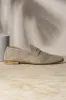 Beige soft penny loafers - Made In Italy sold by Pini Parma