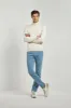 Light blue corduroy 5 Pocket - Made in Italy sold by Pini Parma