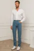 Light blue bleached jeans - Candiani cotton - Made in Italy sold by Pini Parma