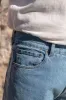 Light blue bleached jeans - Candiani cotton - Made in Italy sold by Pini Parma